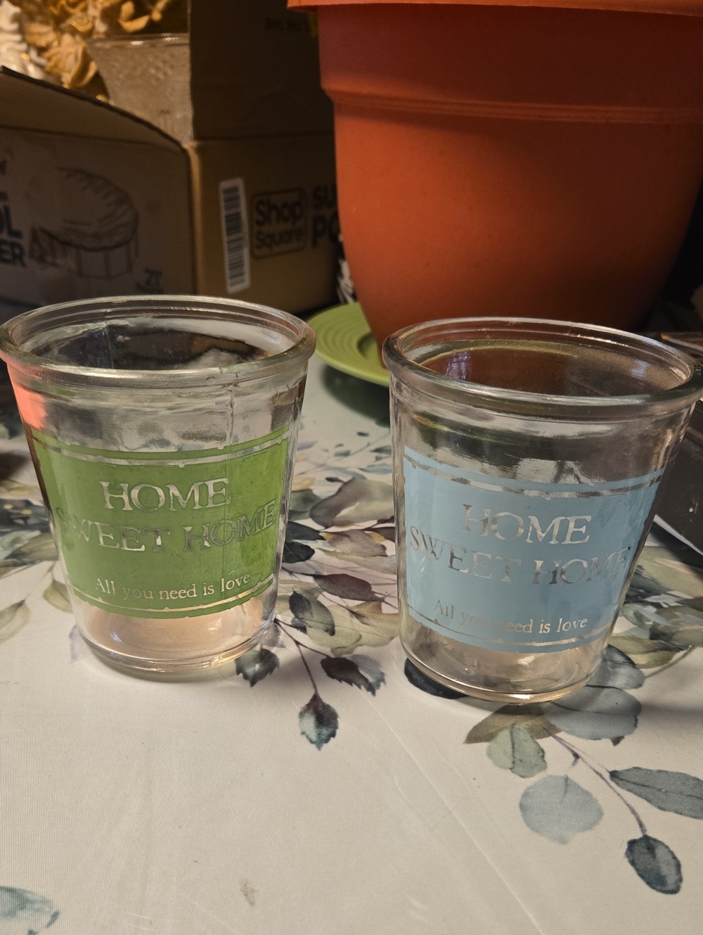 Home Sweet Home Glass Decor